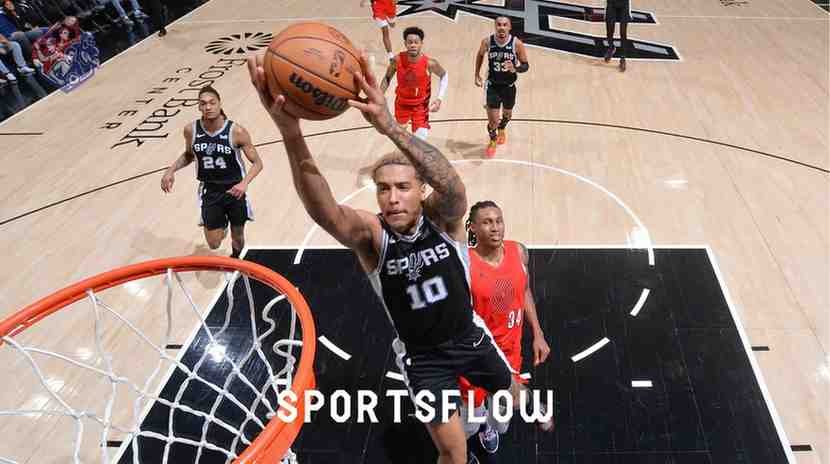 Portland Trail Blazers vs San Antonio Spurs Match Player Stats