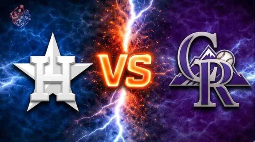 Houston Astros vs Colorado Rockies Match Player Stats