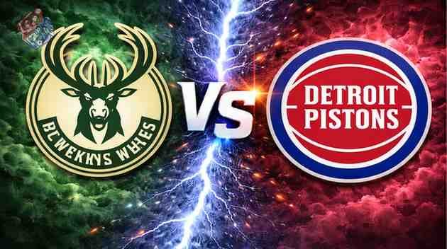 Milwaukee Bucks vs Detroit Pistons Match Player Stats