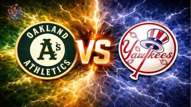Oakland Athletics vs New York Yankees Match Player Stats