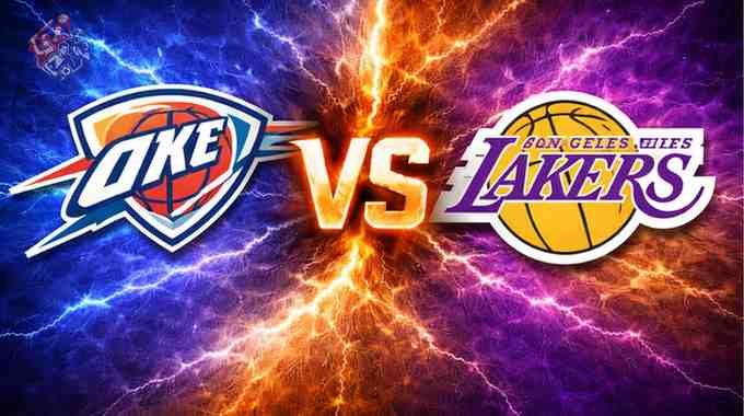 Oklahoma City Thunder vs Los Angeles Lakers Match Player Stats