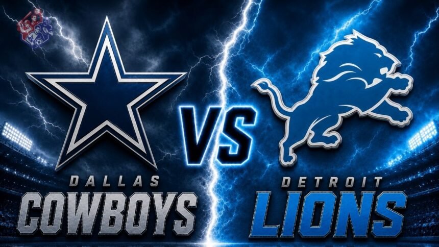 Dallas Cowboys vs Detroit Lions Match Player Stats