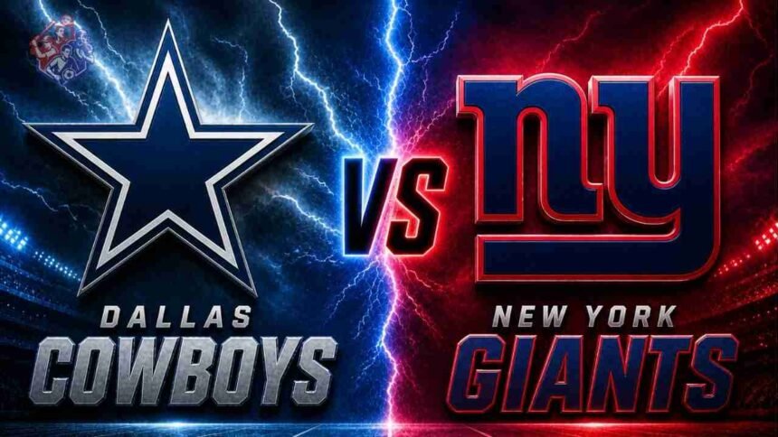 Dallas Cowboys vs New York Giants Match Player Stats