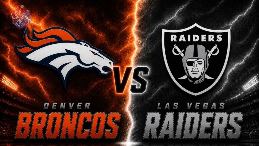 Denver Broncos vs Las Vegas Raiders Match Player Stats