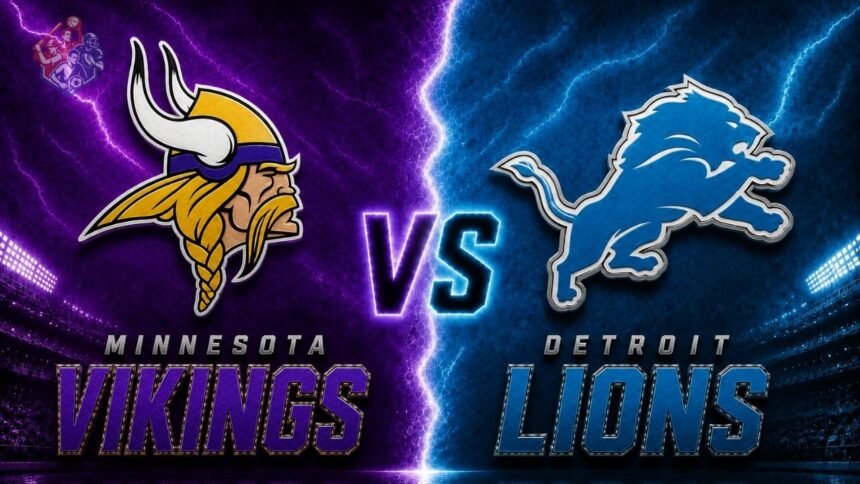 Minnesota Vikings vs Detroit Lions Match Player Stats